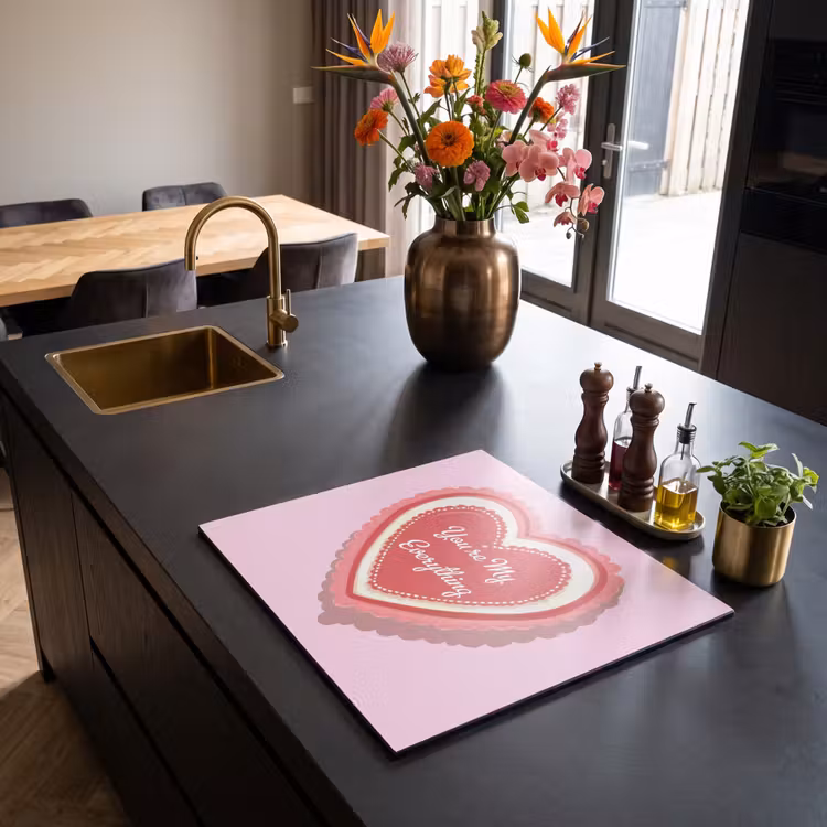 Protezione piano induzione - Amore - Cuore - San Valentino — 2
