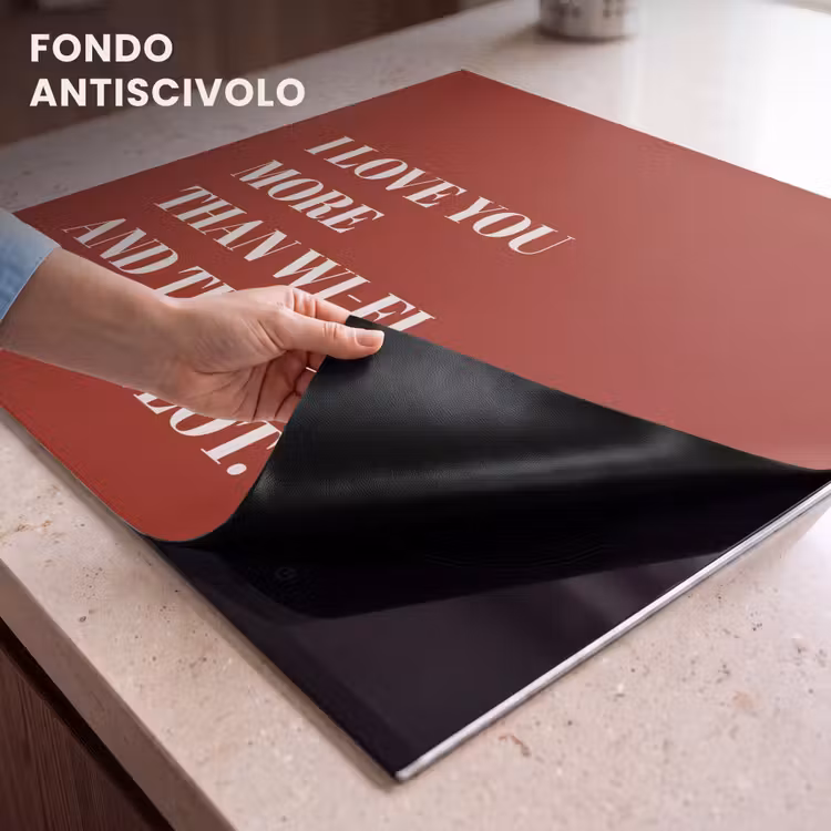 Protezione piano induzione - Rosso - Citazione - Amore — 6