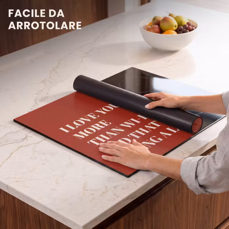 Protezione piano induzione - Rosso - Citazione - Amore — 7