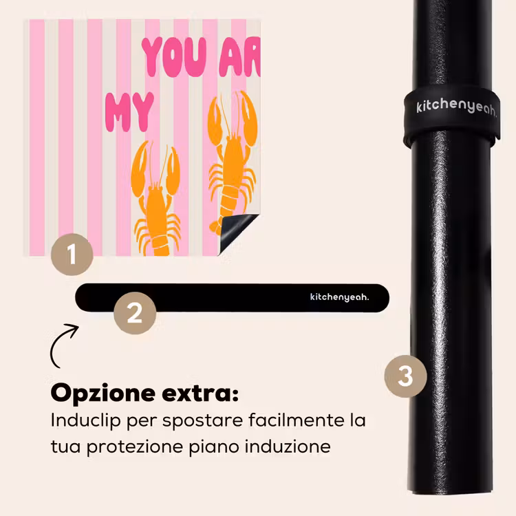 Protezione piano induzione - Aragosta - Amore - San Valentino — 8