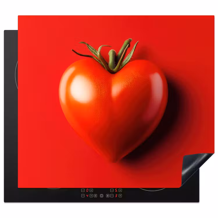 Protezione piano induzione - Pomodoro - Rosso - Cuore — 1
