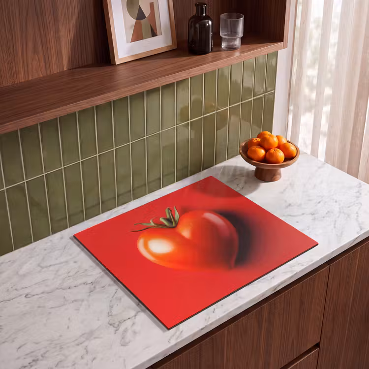 Protezione piano induzione - Pomodoro - Rosso - Cuore — 4