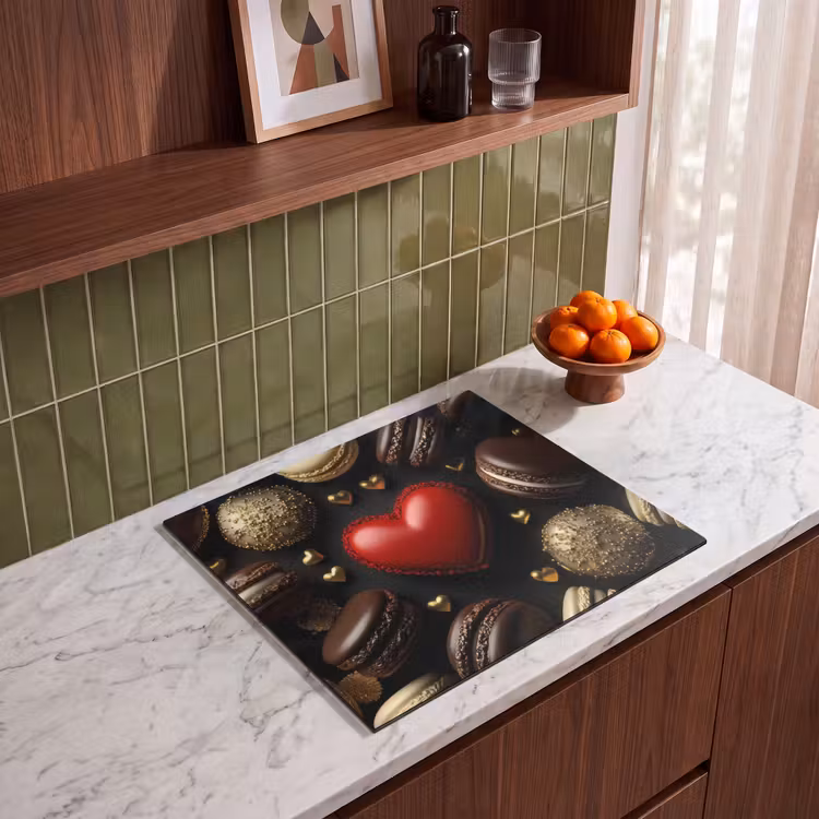 Protezione piano induzione - Amaretti - Rosso - Cuore — 4