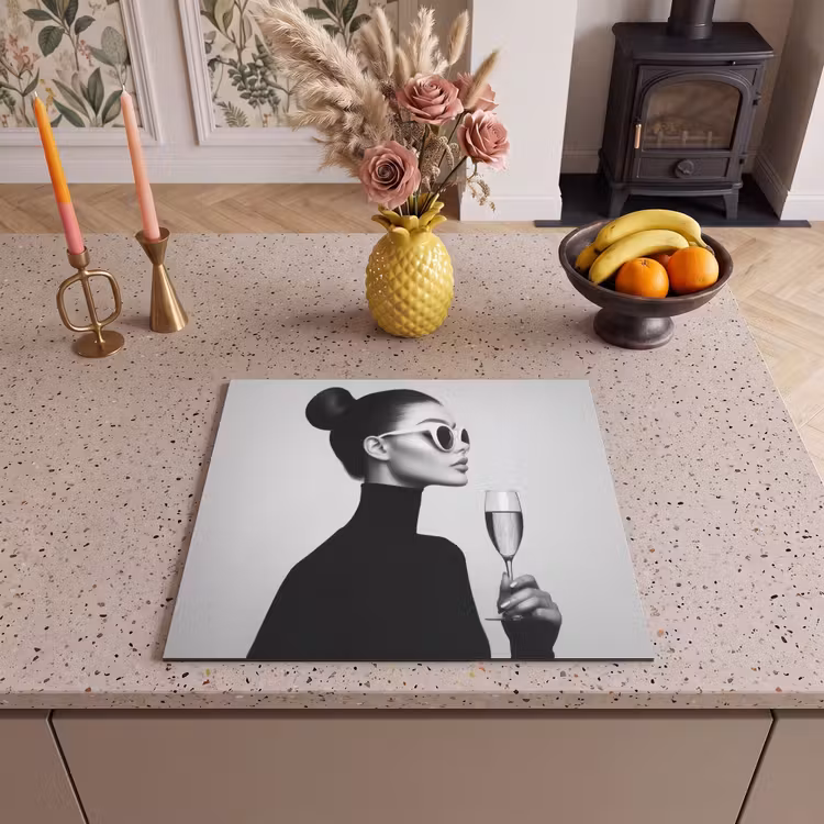 Protezione piano induzione - Donna - Champagne - Moderno — 3