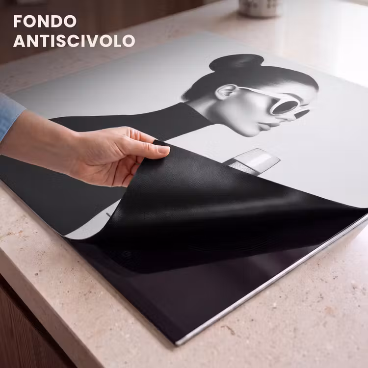 Protezione piano induzione - Donna - Champagne - Moderno — 6
