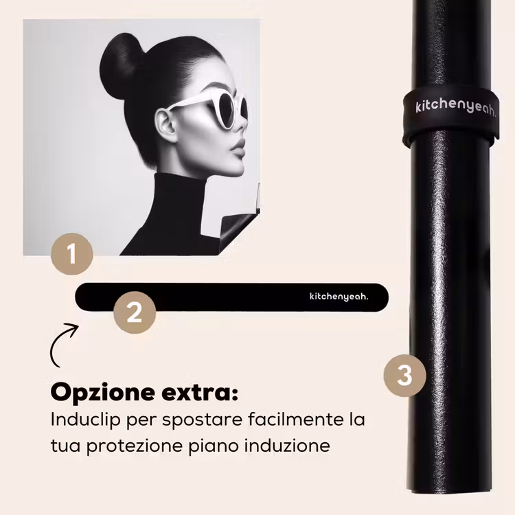 Protezione piano induzione - Donna - Champagne - Moderno — 8