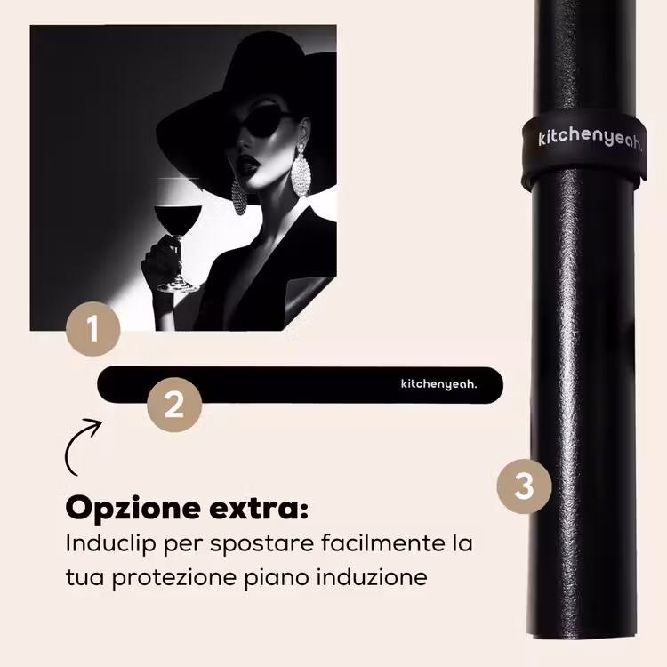 Protezione piano induzione - Donna - Vino - Chic — 8