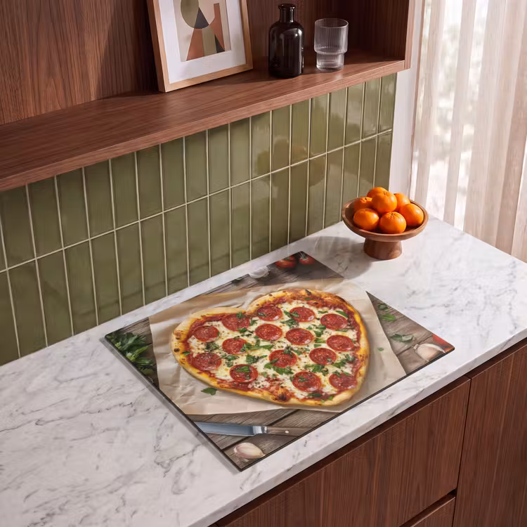 Protezione piano induzione - Pizza - Cuore - Peperoni - Pomodoro — 4