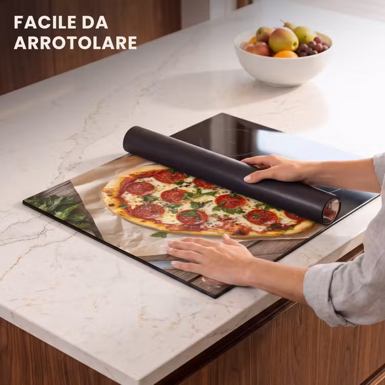 Protezione piano induzione - Pizza - Cuore - Peperoni - Pomodoro — 7