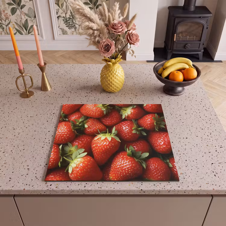 Protezione piano induzione - Fragola - Frutta - Rosso — 3