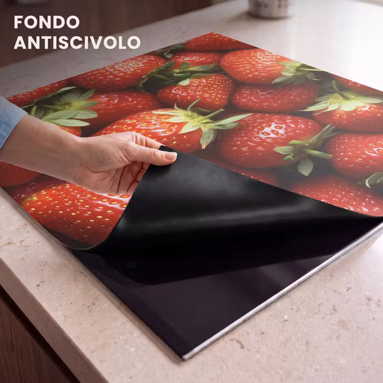 Protezione piano induzione - Fragola - Frutta - Rosso — 6