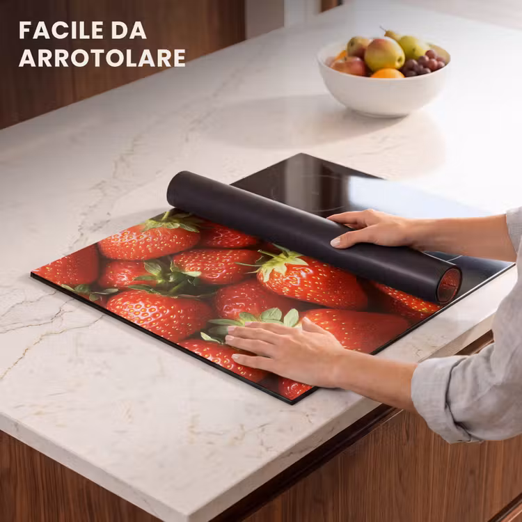 Protezione piano induzione - Fragola - Frutta - Rosso — 7