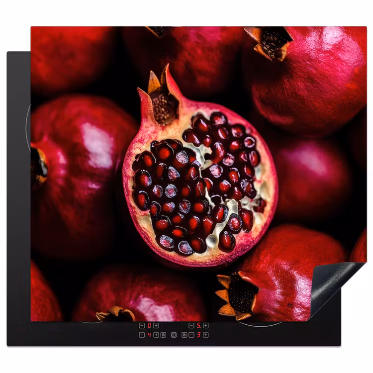 Protezione piano induzione - Melograno - Rosso - Frutta — 1
