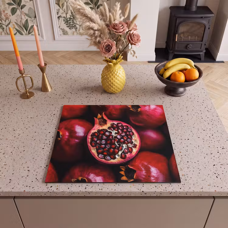 Protezione piano induzione - Melograno - Rosso - Frutta — 3