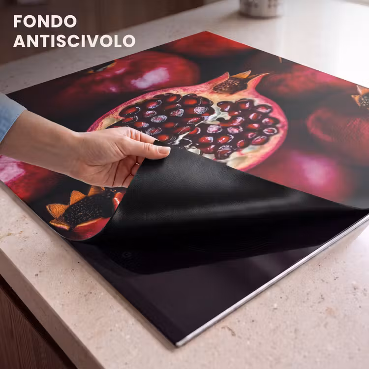 Protezione piano induzione - Melograno - Rosso - Frutta — 6