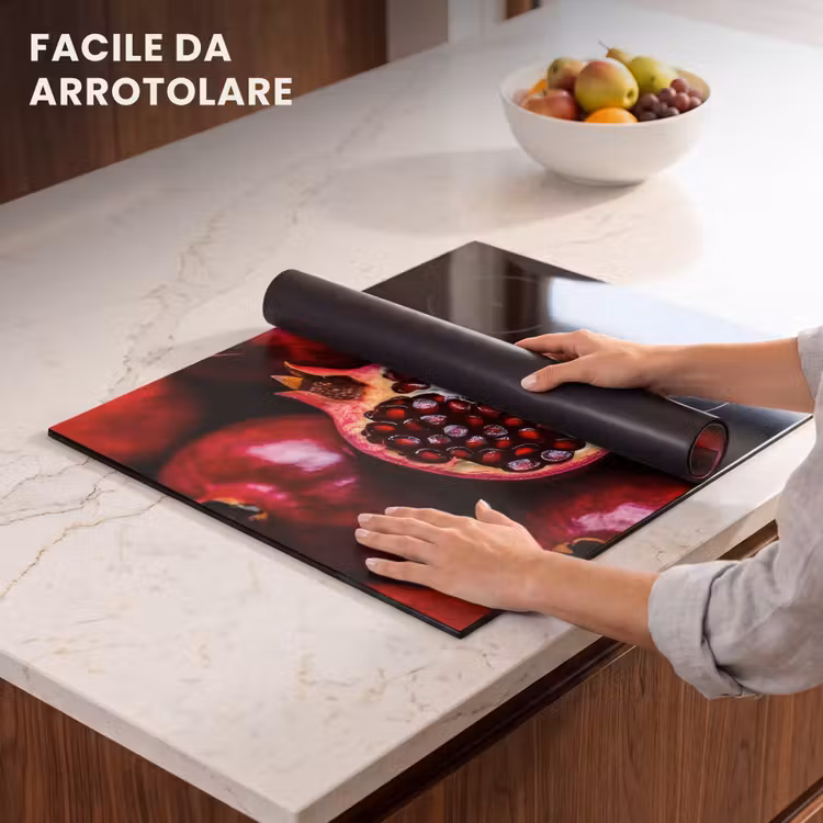 Protezione piano induzione - Melograno - Rosso - Frutta — 7