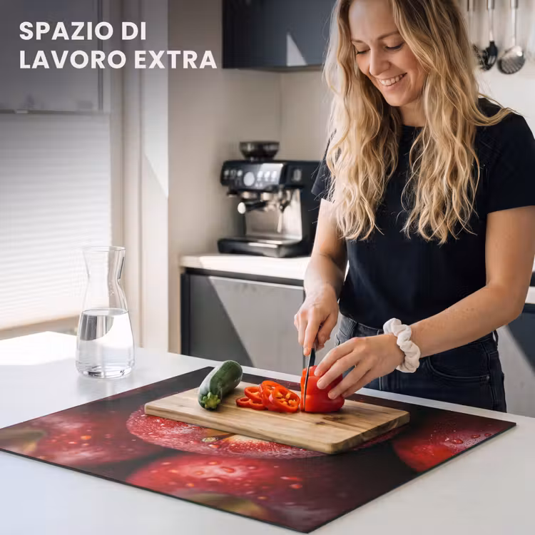 Protezione piano induzione - Rosso - Mele - Frutta — 5