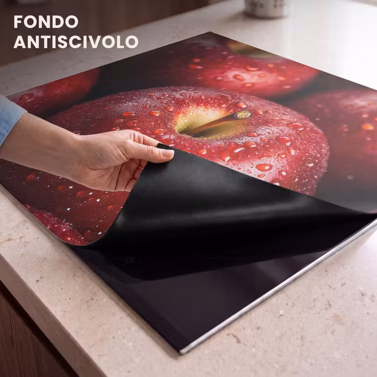 Protezione piano induzione - Rosso - Mele - Frutta — 6