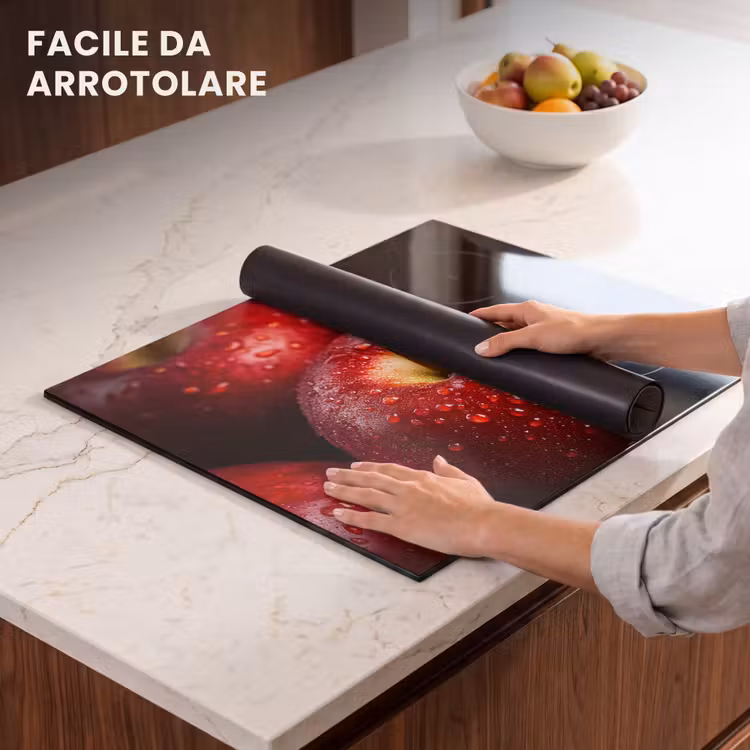 Protezione piano induzione - Rosso - Mele - Frutta — 7