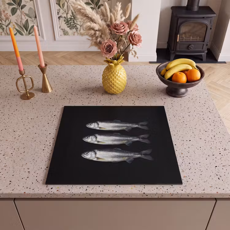 Protezione piano induzione - Aringa - Pesce - Nero — 3