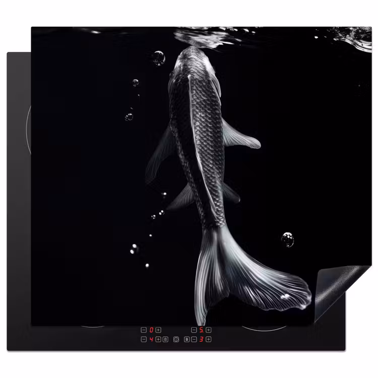 Protezione piano induzione - Koi - Pesce - Acqua - Nero — 1