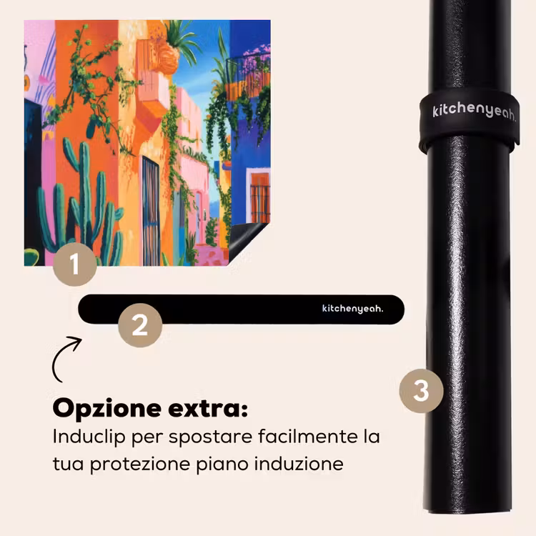 Protezione piano induzione - Giallo - Blu - Arancione - Casa — 8
