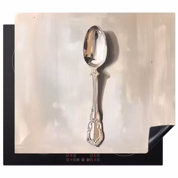 Protezione piano induzione - Cucchiaio - Vernice - Argento — 1