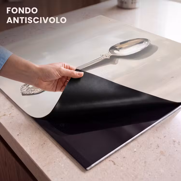 Protezione piano induzione - Cucchiaio - Vernice - Argento — 6