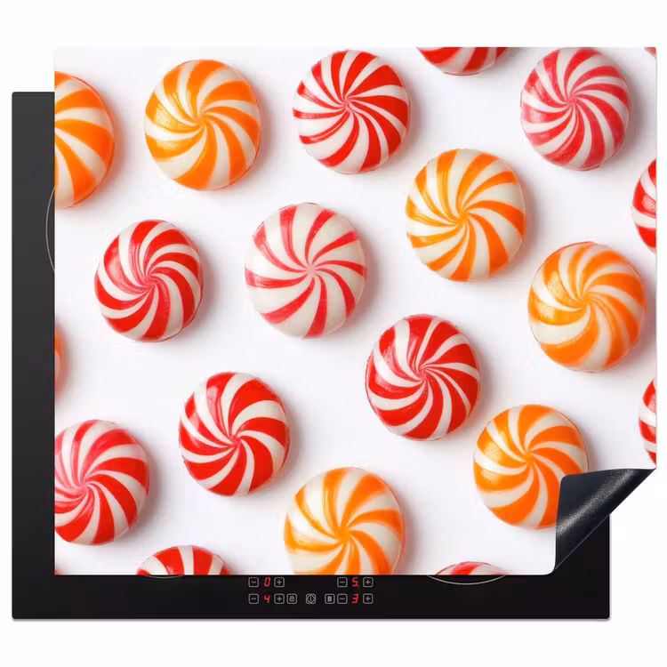 Protezione piano induzione - Caramelle - Modello - Rosso - Arancione — 1