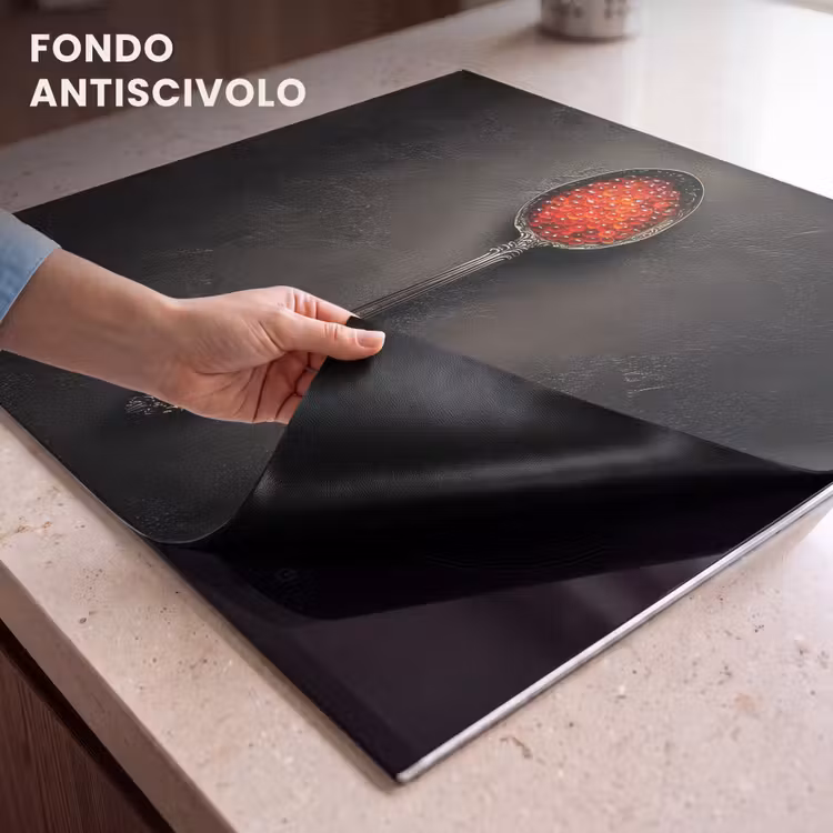 Protezione piano induzione - Nero - Cucchiaio - Caviale — 6