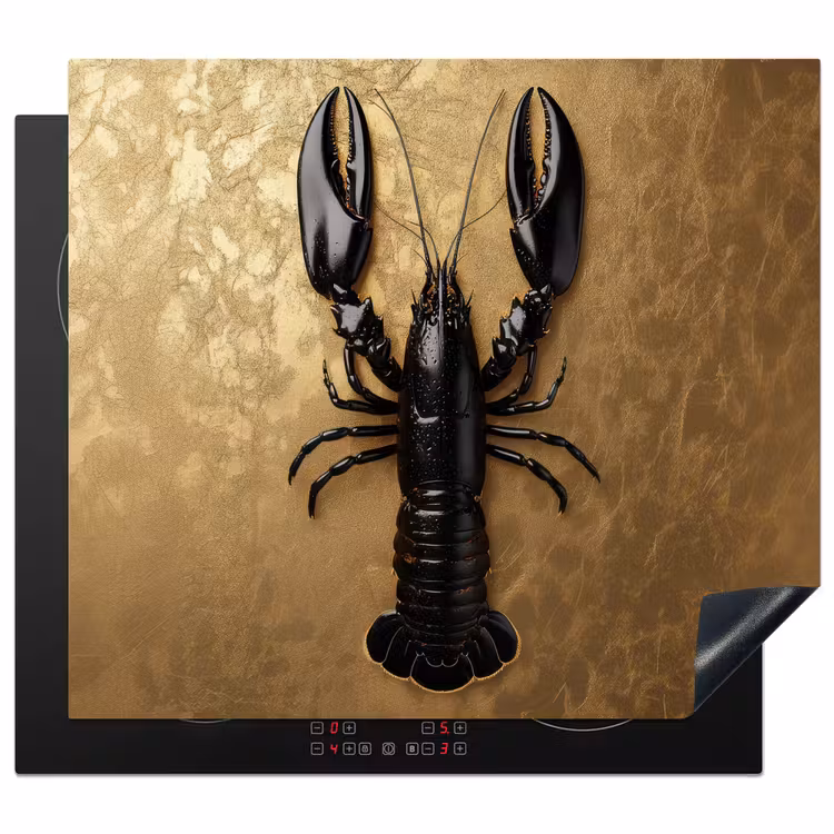 Protezione piano induzione - Cancro - Nero - Oro - Lusso — 1