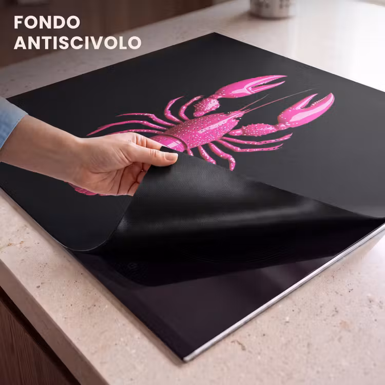 Protezione piano induzione - Aragosta - Rosa brillante — 6