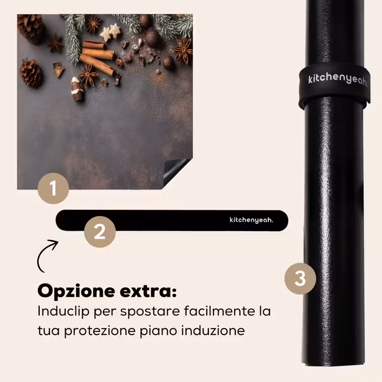 Protezione piano induzione - Cannella - Natale - Marrone - Bronzo — 8