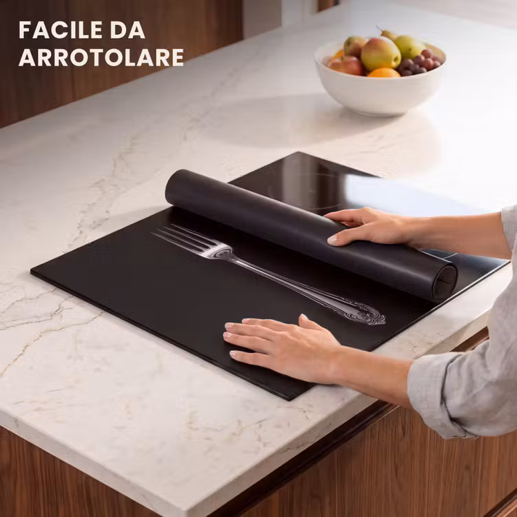 Protezione piano induzione - Forchetta - Coltello - Argento — 7