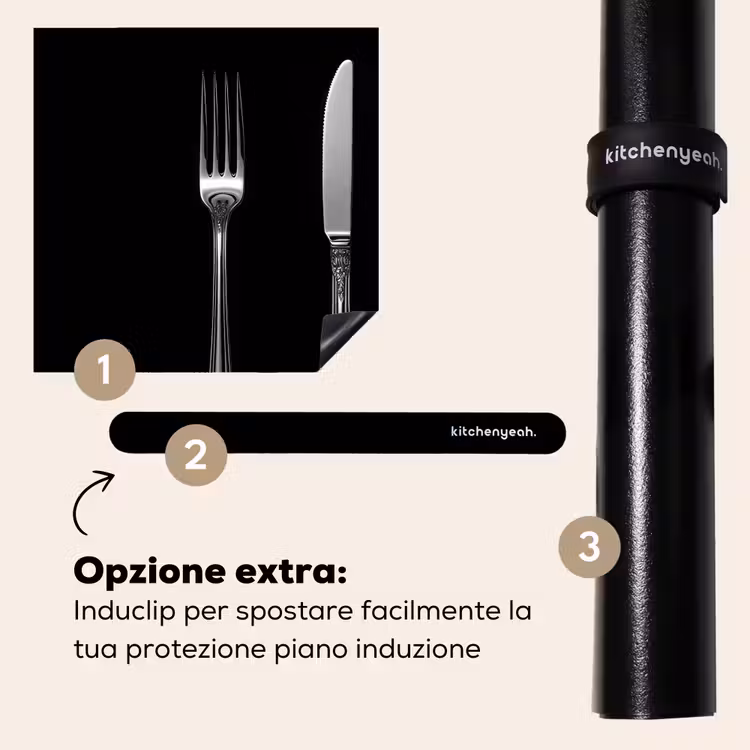 Protezione piano induzione - Forchetta - Coltello - Argento — 8