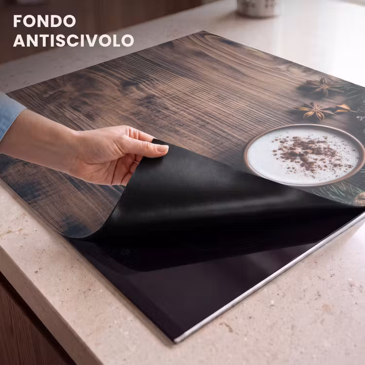 Protezione piano induzione - Legno - Rustico - Caldo - Naturale — 6