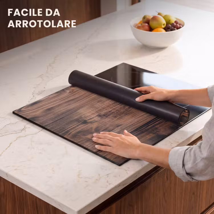 Protezione piano induzione - Legno - Rustico - Caldo - Naturale — 7