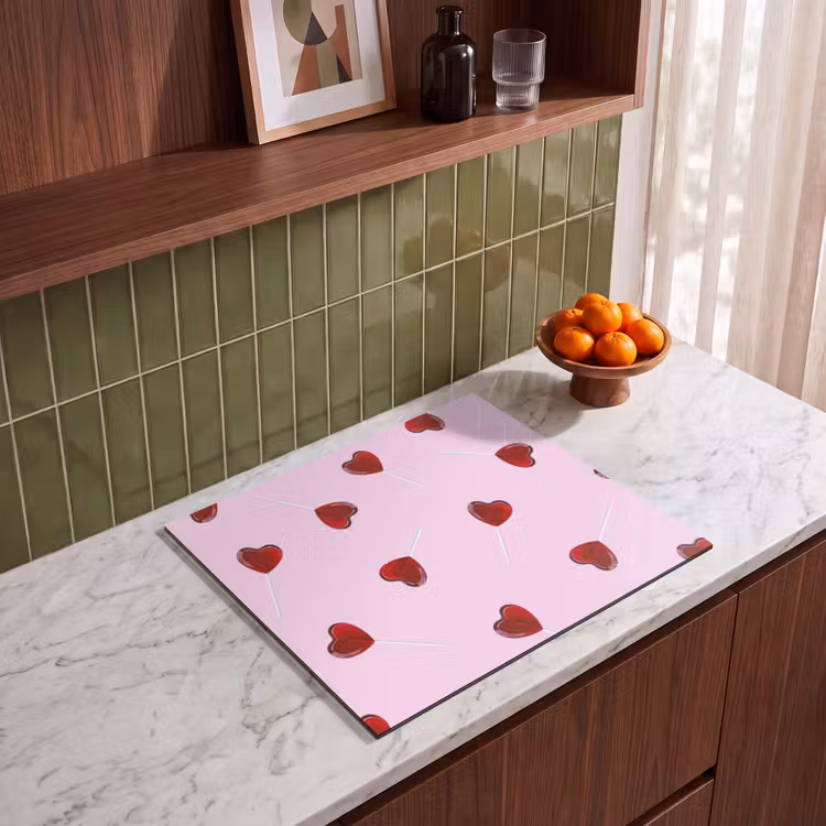 Protezione piano induzione - Rosa - Cuore - Lecca-lecca - Caramella — 4