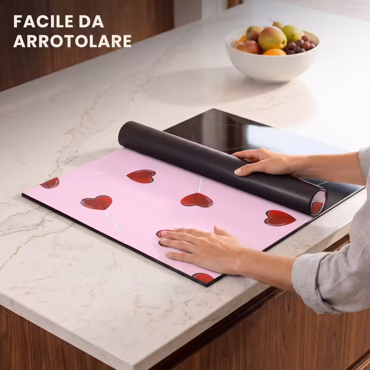 Protezione piano induzione - Rosa - Cuore - Lecca-lecca - Caramella — 7