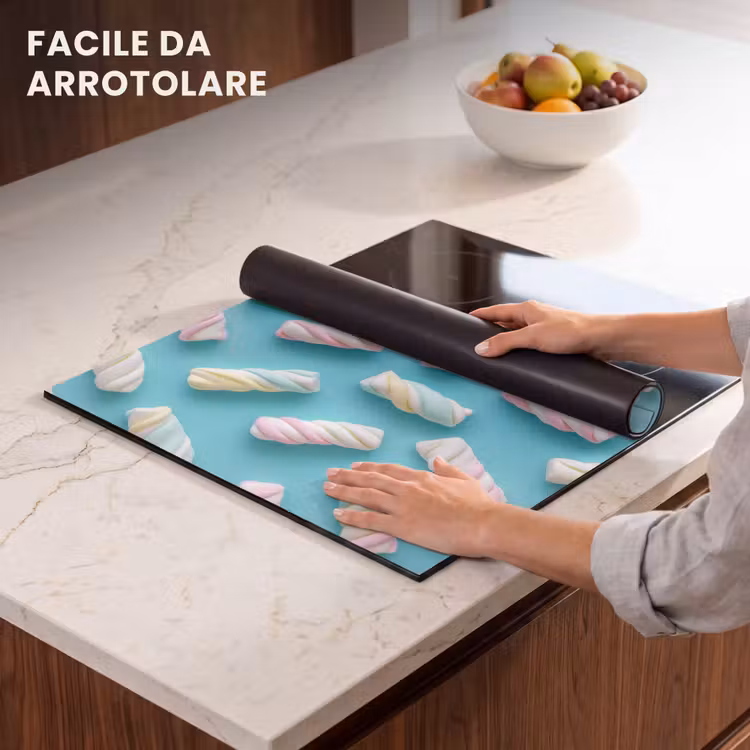 Protezione piano induzione - Bacon - Pastello - Caramelle - Blu — 7
