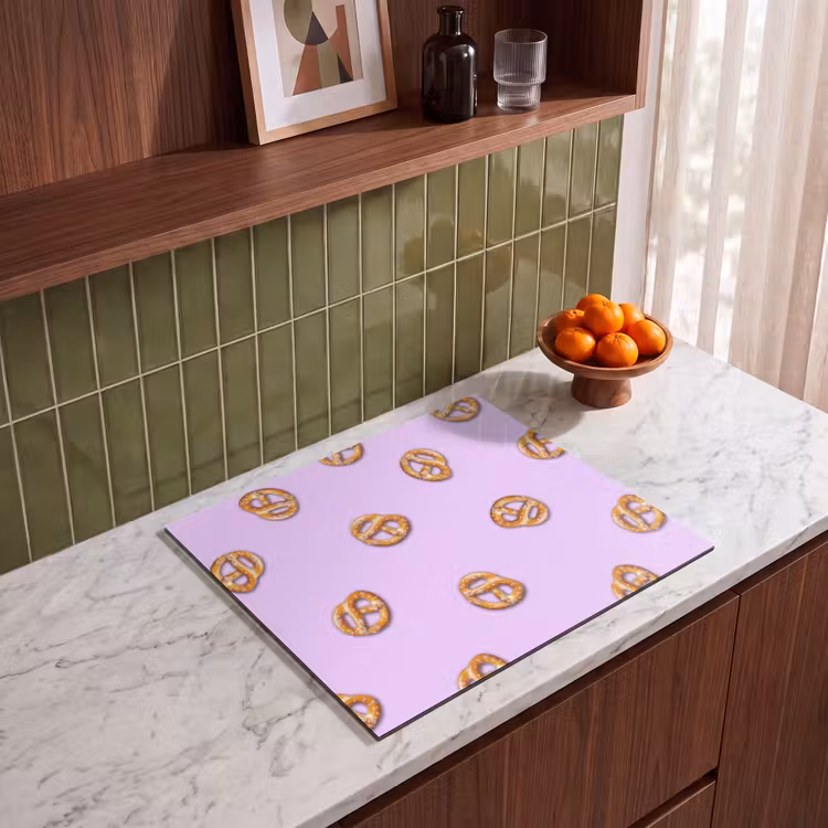 Protezione piano induzione - Pretzel - Cibo - Viola — 4