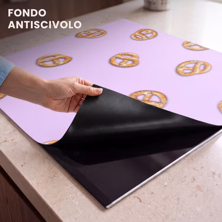 Protezione piano induzione - Pretzel - Cibo - Viola — 6