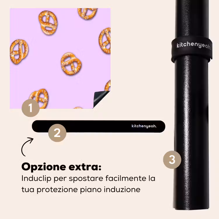 Protezione piano induzione - Pretzel - Cibo - Viola — 8