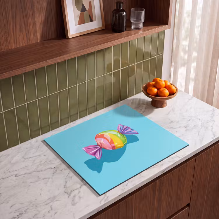 Protezione piano induzione - Blu - Caramelle - Arcobaleno — 4