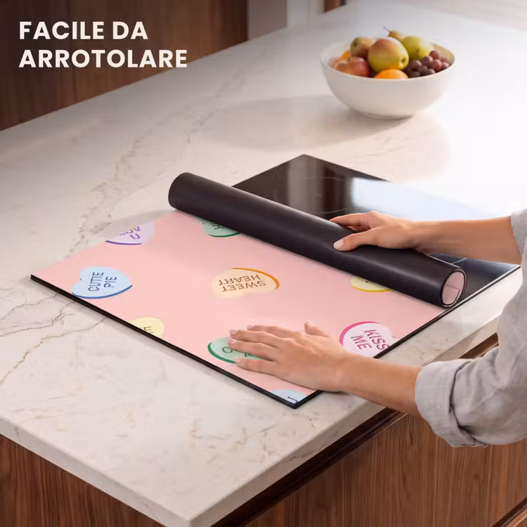 Protezione piano induzione - Cuore - Caramelle - Pastello - Testo — 7