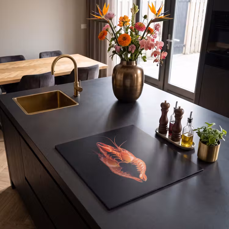 Protezione piano induzione - Cancro - Arancione - Nero - Impressionante — 2