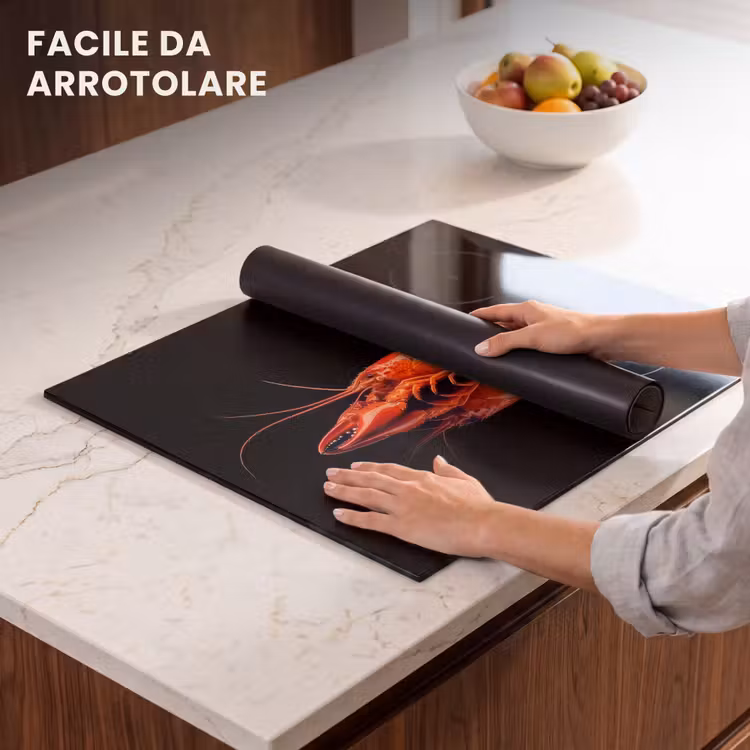 Protezione piano induzione - Cancro - Arancione - Nero - Impressionante — 7