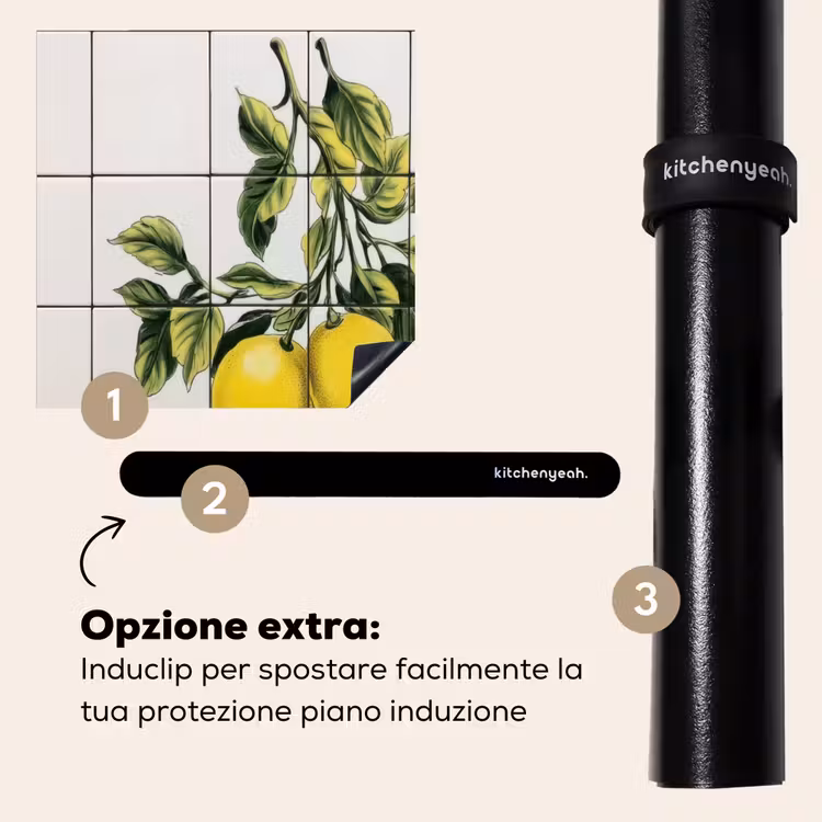 Protezione piano induzione - Limone - Decorazione - Rami — 8
