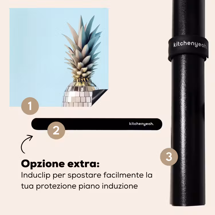 Protezione piano induzione - Blu - Ananas - Disco - Discoball — 8