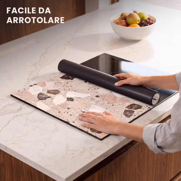 Protezione piano induzione - Luce - Rosa - Terrazzo - Pietre — 7